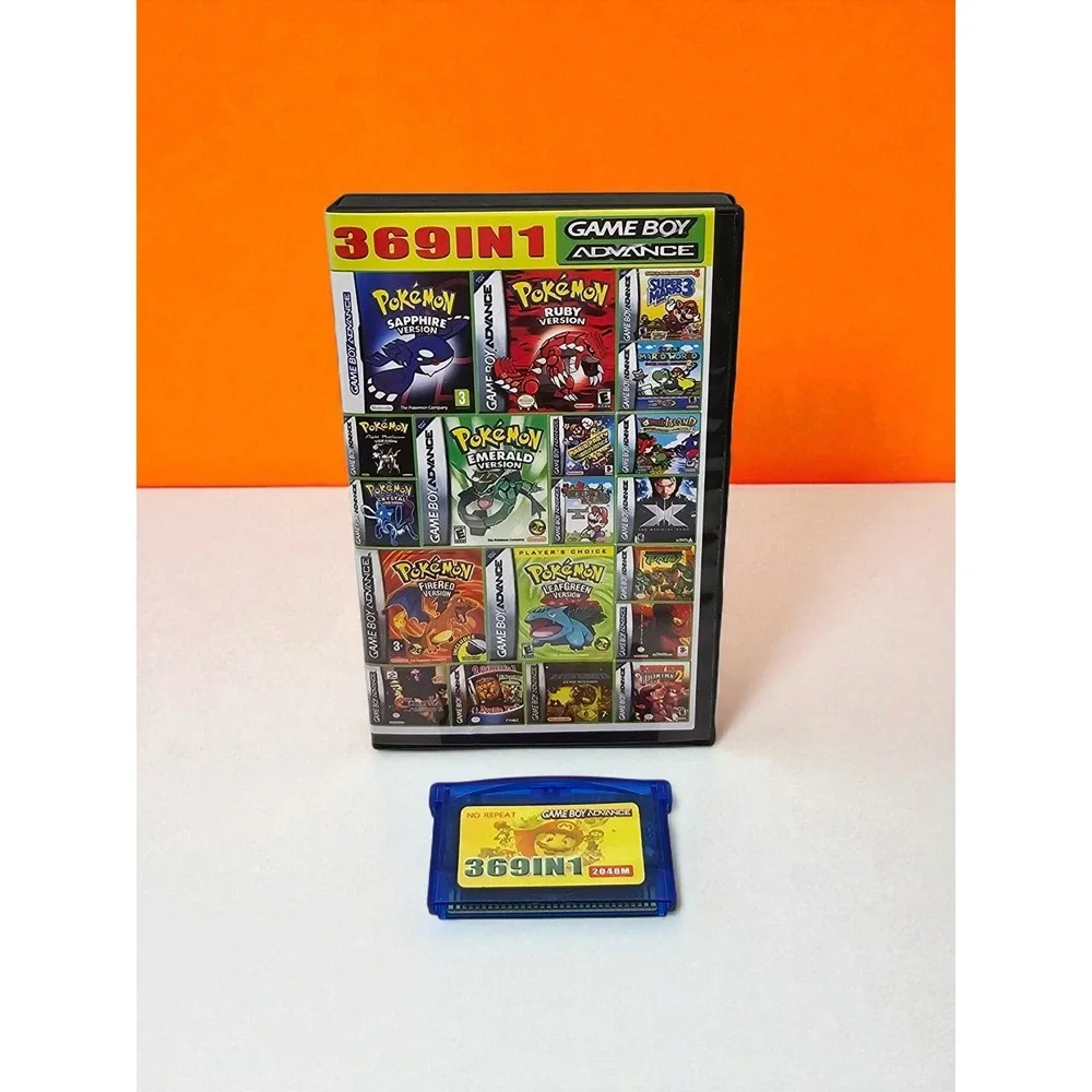 369‎ GBA Games on 1 Cartridge - Pokemon, Super Mario, Donkey Kong and many more!